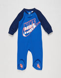 Nike Infants Futura Raglan Footed Coverall - Game Royal