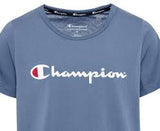 Champion Kids Unisex Script Tee - French Chambray