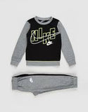 Nike Baby & Toddlers French Terry Crew Set - Carbon Heather