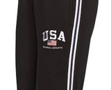 Russell Athletic  Womens Usa Taped Jogger - Black