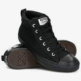 Converse Unisex Chuck Taylor All Star  Street Mid Casual Shoes - Black