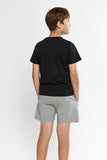 Champion Kids Script Tee - Black