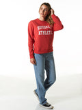 Russell Athletic  Womens Arch Logo Crew - Apple