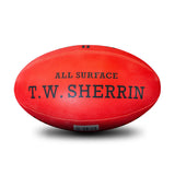 Sherrin AFL Match II All Surface Footy Ball- Red