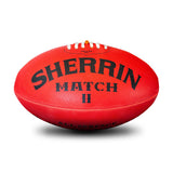 Sherrin AFL Match II All Surface Footy Ball- Red