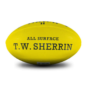 Sherrin AFL Match II All Surface Footy Ball -Yellow Size 5