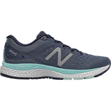 New Balance Womens Solvi V2  D Wide  Running Shoe - Vintage Indigo/ Bali Blue -White