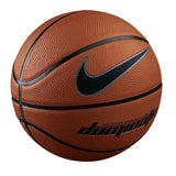 Nike Dominate 8P Size 7 Basketball - Amber/Black/Metallic Platinum