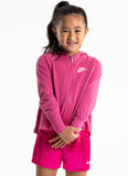 Nike Girls Jersey  Essential Full Zip Hoodie - Fireberry Heather