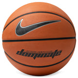 Nike Dominate 8P Size 7 Basketball - Amber/Black/Metallic Platinum