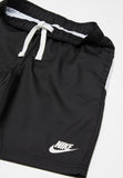 Nike Boys Oversized Swoosh Woven Short - Black