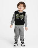 Nike Baby & Toddlers Crew Set - Carbon Heather
