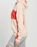 Russell Athletic  Womens Usa Blocked Hoodie - Salt/Pink