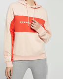 Russell Athletic  Womens Usa Blocked Hoodie - Salt/Pink