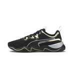 Puma Womens Zone Xt Metal  Running Shoe  - Black/Gold