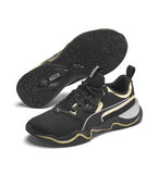 Puma Womens Zone Xt Metal  Running Shoe  - Black/Gold