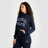 Russell Athletic  Womens Logo Hoodie - Navy