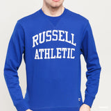 Russell Athletic Mens Arch Logo Crew  Jumper - Royal