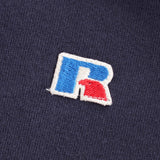 Russell Athletic Mens Small Logo Hoodie - Navy