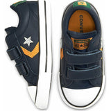 Converse  Toddlers Star Player 2V Leather Shoe-- Obsidian / Midnight Clover