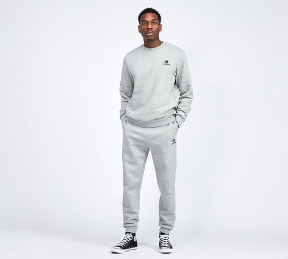 Converse Mens Star Chevron Pants  - Grey Marle