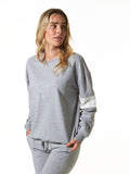 Russel Athletic Womens Eagle R Crew Neck - Ashen Marle