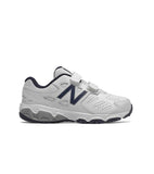 New Balance Kids 680 V6 (Ps)  Velcro  Cross Training Shoe - White